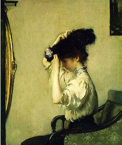 Edmund Charles Tarbell Preparing for the Matinee,